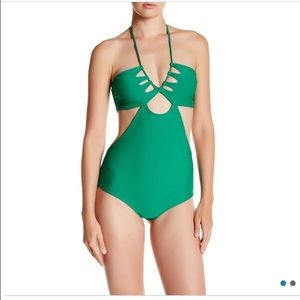 Mikoh swimwear cloudbreak cut out one piece. NWT