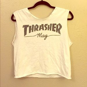 Cropped Thrasher Tee
