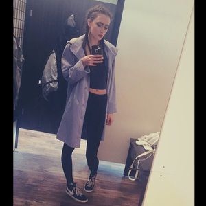 Gallery two time silk look raincoat