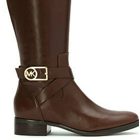 Woman's Tall Brown Boots - Picture 3 of 7
