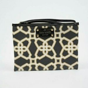 Kate Spade clutch/wristlet. Black and White..