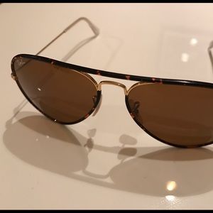 Ray Ban Full Color Tortoise Aviators