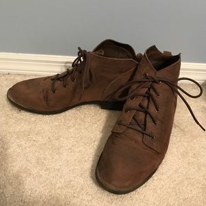 Suede Steve Madden Lace Up Boots