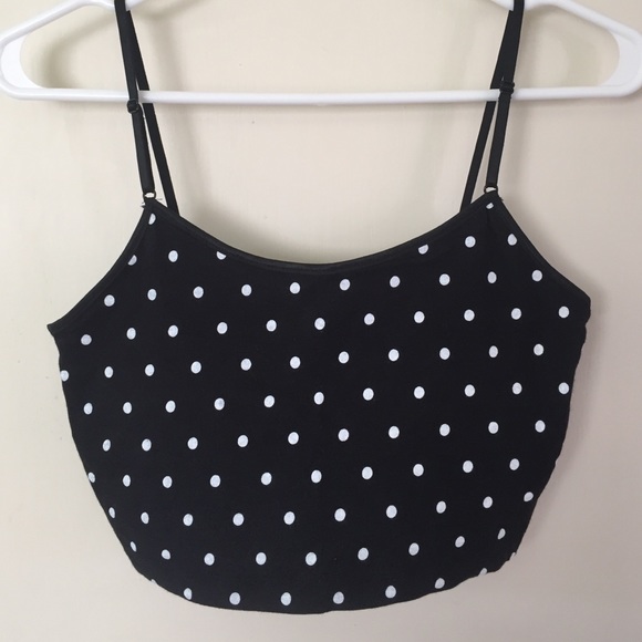 ❌SOLD❌ Polka Dot Crop top tank