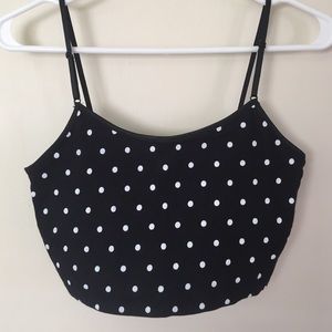 ❌SOLD❌ Polka Dot Crop top tank