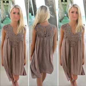 Lace chiffon Dress✨