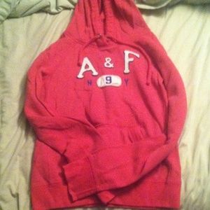 Pink A&F hoodie