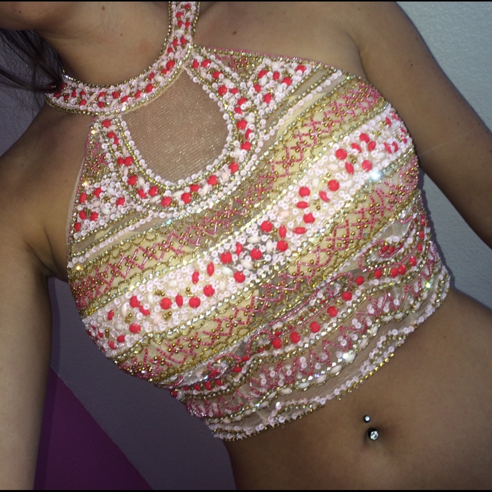 2 piece prom dress - Picture 2 of 5