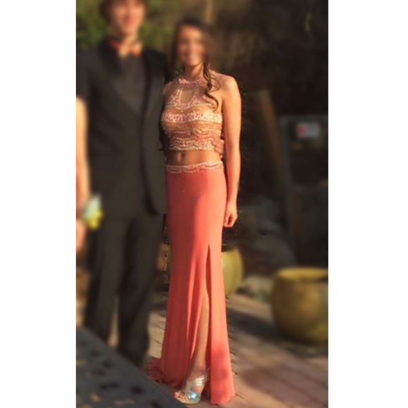 2 piece prom dress - Picture 3 of 5