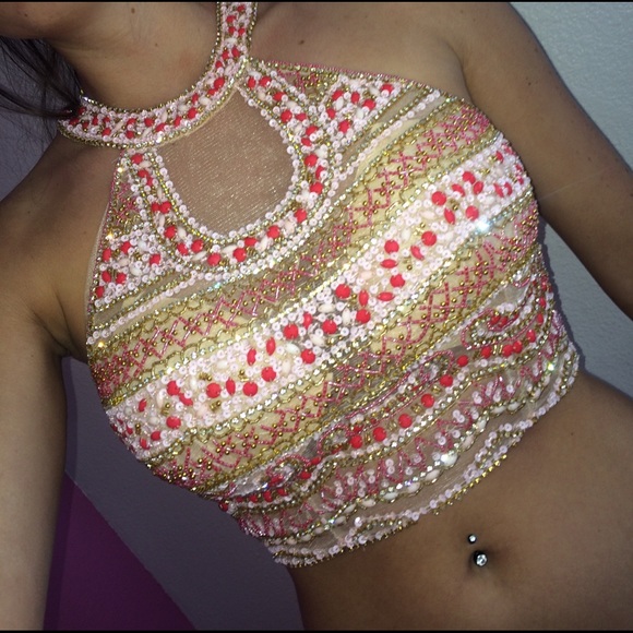 2 piece prom dress - Picture 2 of 5