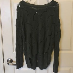 Oversized open knit Sweater