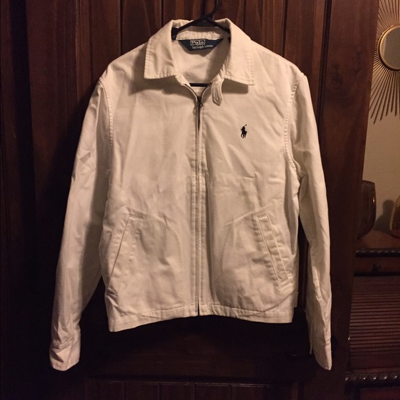 Men's Ralph Lauren Polo Jacket - White Cotton NWOT
