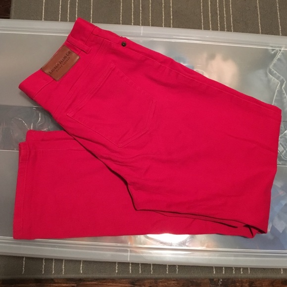 SALE! Red Straight Leg Pants Lauren Jeans Co. 10