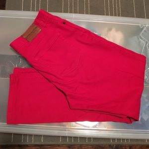 SALE! Red Straight Leg Pants Lauren Jeans Co. 10