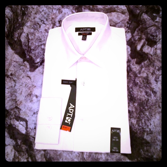 Apt. 9 Other - NWT Apt. 9 Easy Care Slim Fit White Dress Shirt