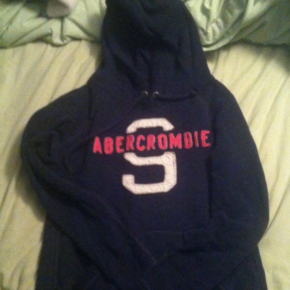 Navy blue A&F hoodie