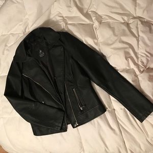 Fake Leather Jacket