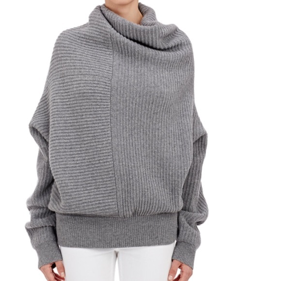 Acne Studios Sweaters - Acne Studio Jacy Rib Sweater Gray XS