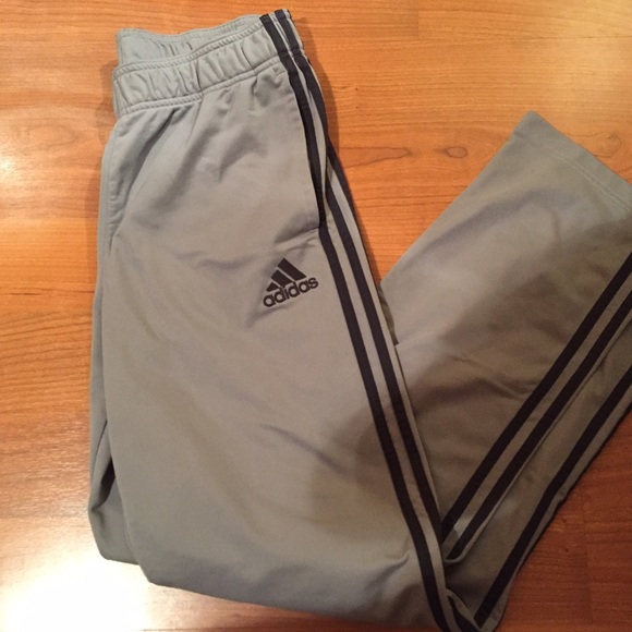 Adidas Gray/Black Sweatpants.