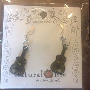 Guitar earrings by Natural Life