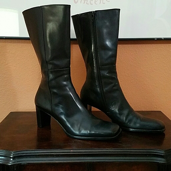 Antonio Melani Shoes - Antonio Melani leather mid calf boots