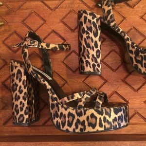 Steve Madden Leopard Bad Girl Platforms! So Sexy!