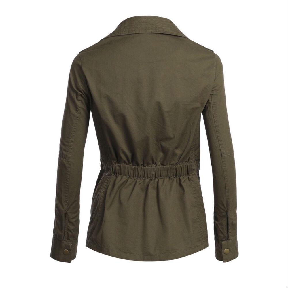 LAST ONE!! Green utility jacket. Size SMALL. - Picture 3 of 6