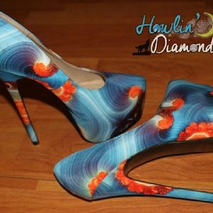 Whimsical Stiletto Platforms