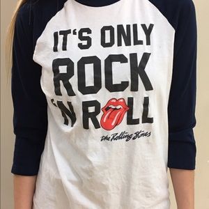 Rolling Stones half t-shirt.