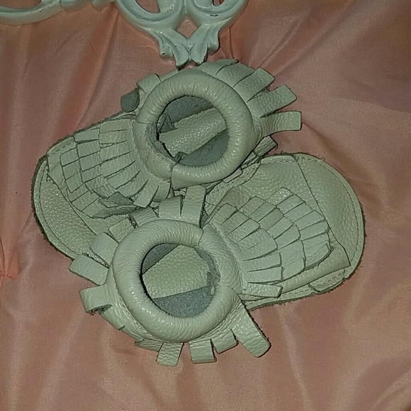Handmade baby moccassin