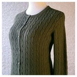 Eddie Bauer Cable Knit Cardigan Eddie Bauer Cable Knit Cardigan