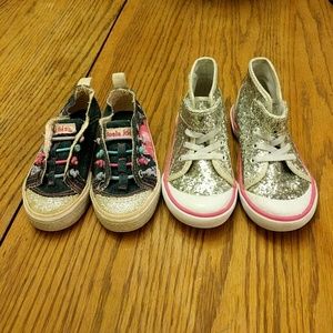 2 Pairs of sparkly shoes!