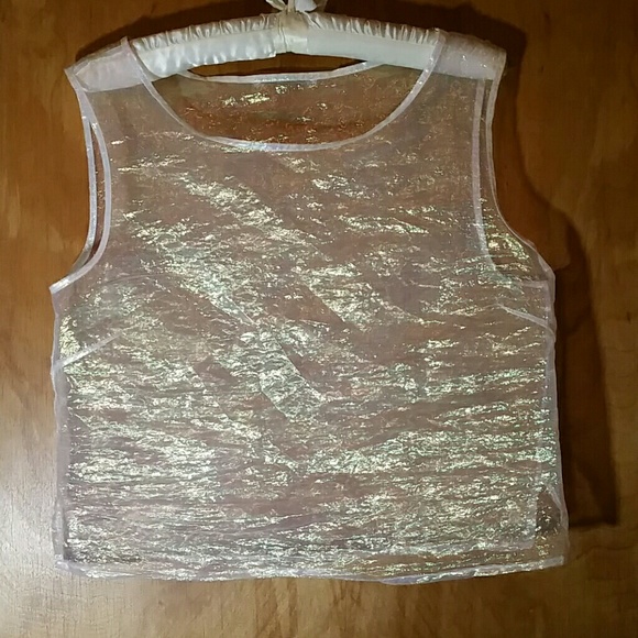 Iridescent Crop Top