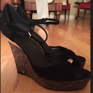 Gucci Cork Wedge - WORN ONLY ONCE