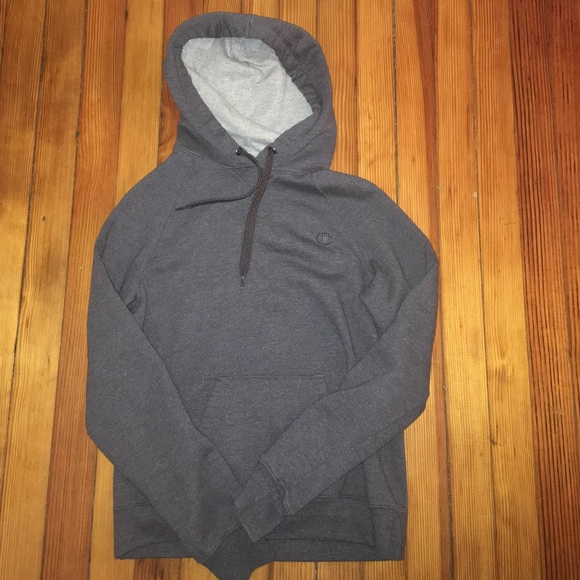 Authentic grey champion hoodie