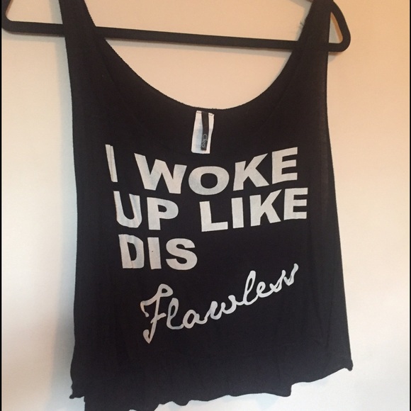 Flawless crop tank tee