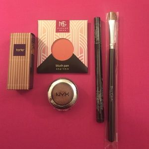 High end makeup bundle with makeup bag!