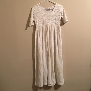 Gorgeous Cotton Grecian Hippie Wedding Dress XS