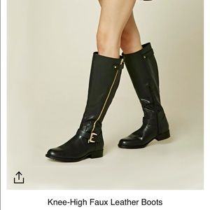 Size 7 boots from forever 21