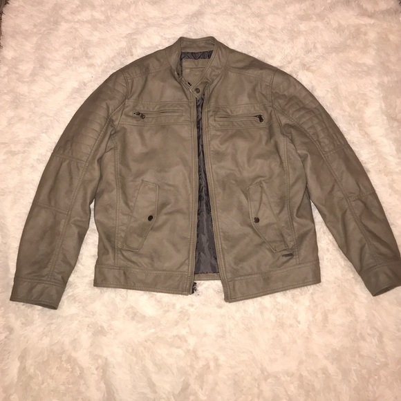 Calvin Klein men's leather jacket