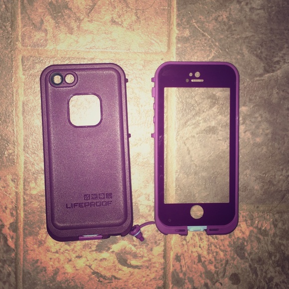 Lifeproof FRE Waterproof Case-SE-Crushed Purple