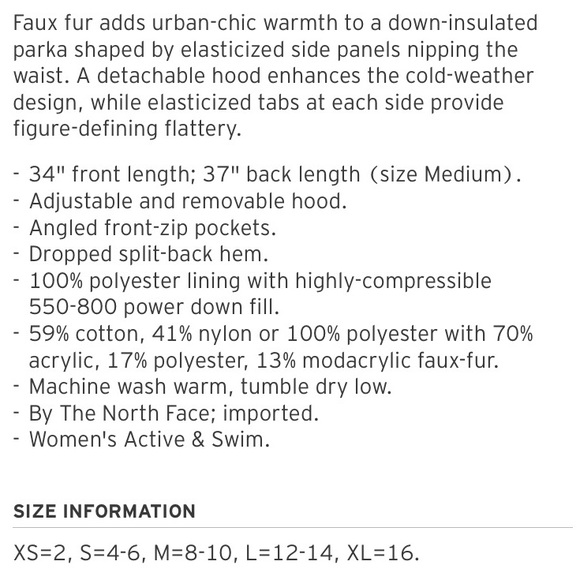 North Face "Arctic" Down Parka - Picture 4 of 8