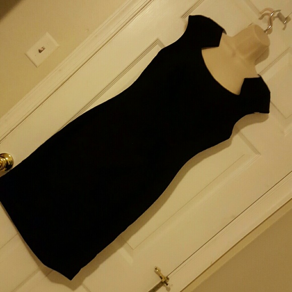 Calvin Klein cap sleeve sheath dress