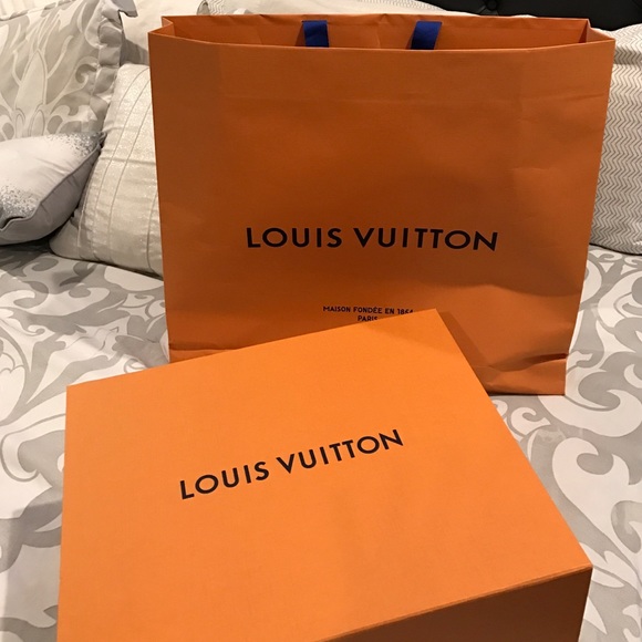 Louis Vuitton box and bag
