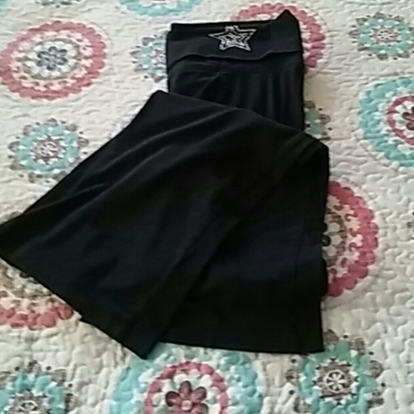Black sz small flare yoga pants
