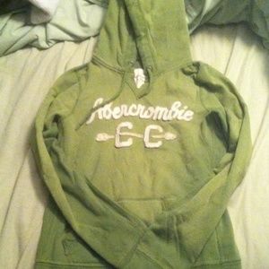 Green A&F hoodie