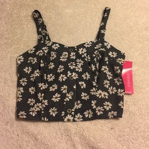 Flowery crop top