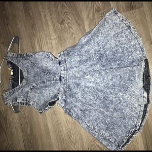 Acid Jean flare dress