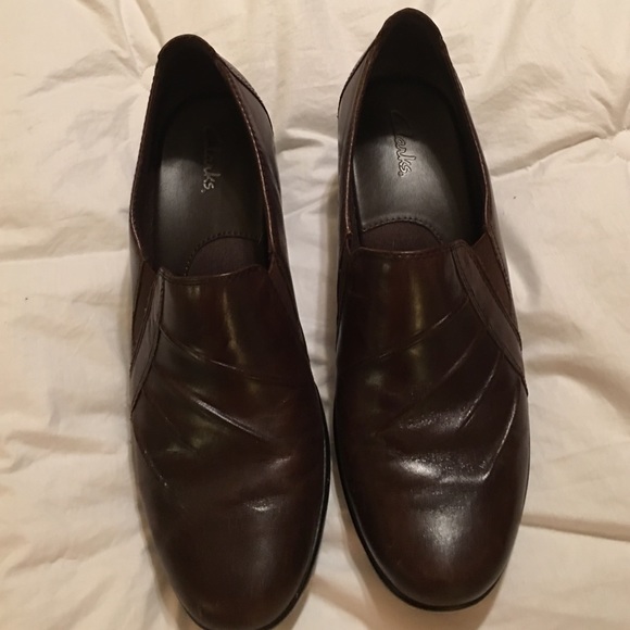 Clarks brown shoes