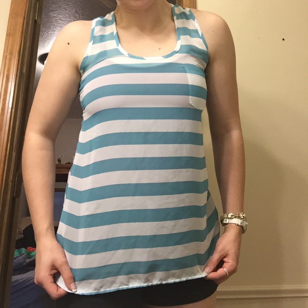 The Arte striped tank top